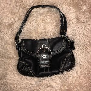 Authentic Coach Soho Buckle Flap Purse